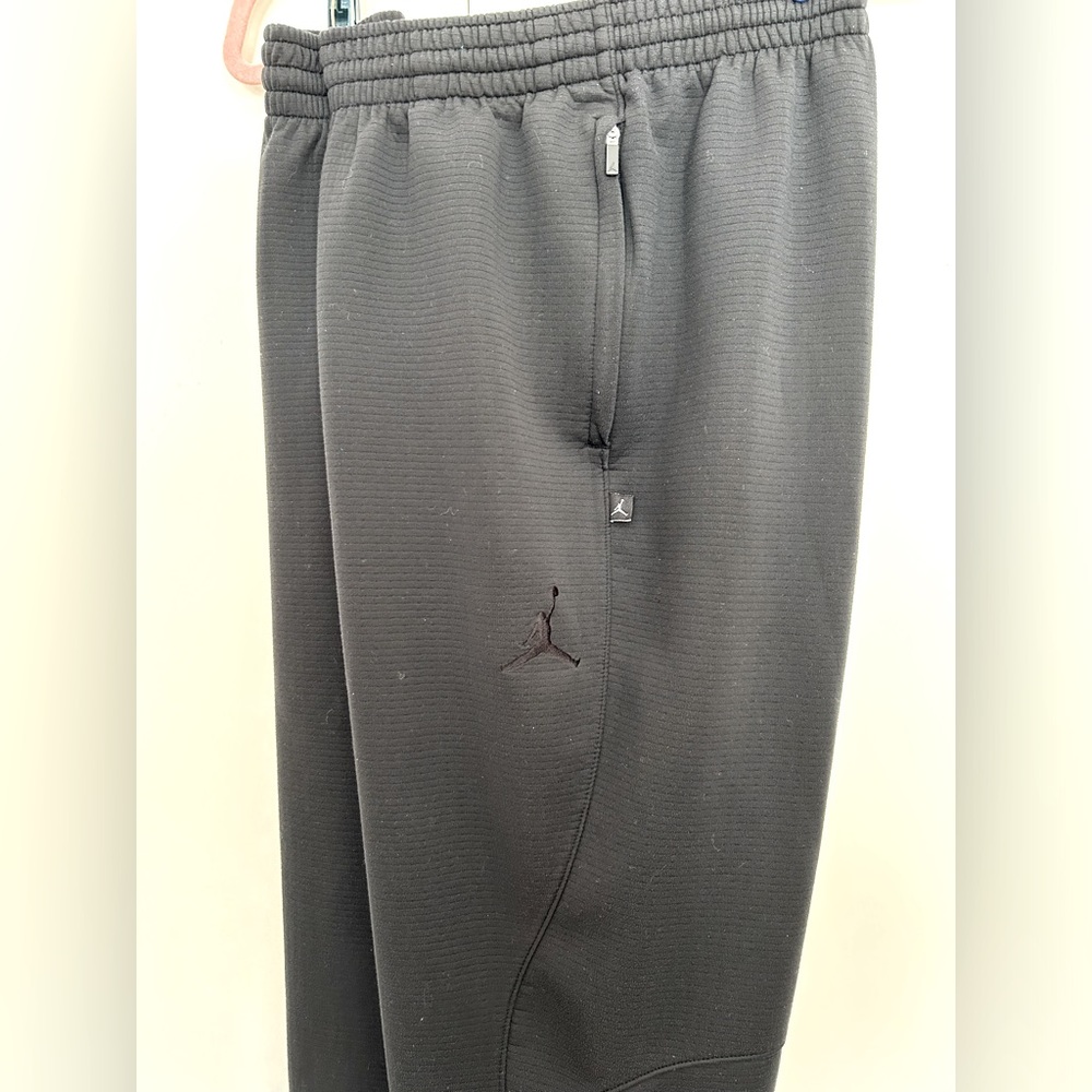 Nike Air Jordan Jumpman Black Logo Sweatpants Joggers - Picture 4 of 10